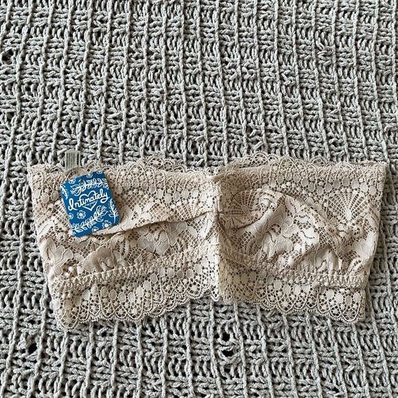 NWT Free People Lacey looks bandeau in nude - Picture 2 of 6